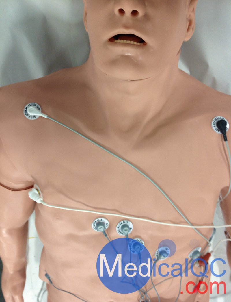 Simulaids带有人体模型12导联心律失常模拟器