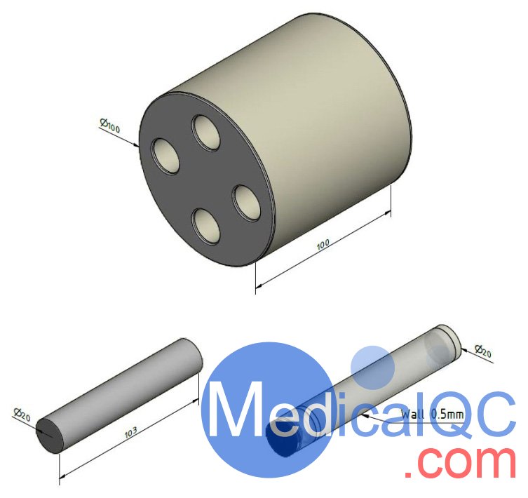 QRM-SCT光谱CT模体，QRM-SCT CT测试模体尺寸