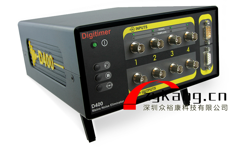 D400-4多通道50Hz/60Hz噪声消除器,Digitimer D400-4噪声消除器
