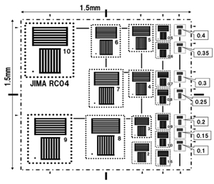 JIMA RT RC-04分辨率测试卡