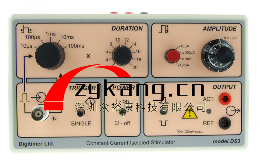 Digitimer DS3恒流刺激器,DS3隔离电流刺激器