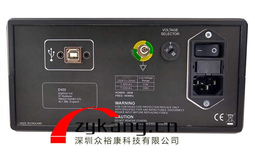 D400-4多通道50Hz/60Hz噪声消除器,Digitimer D400-4噪声消除器