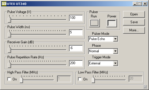 UT340脉冲发生器接收器,UT340方波脉冲发生器接收系统