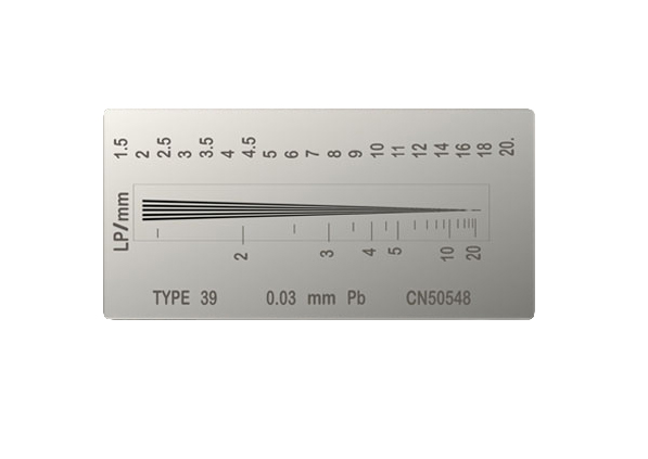 Kowotest 39无损检测线对卡,Type 39X射线分辨率测试卡