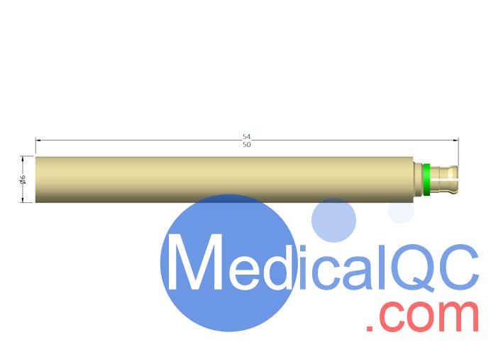 NH4000针式水听器,英国PA 4mm PVDF针式水听器产品尺寸图