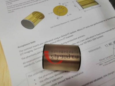 Micro-CT对比量表模体图3