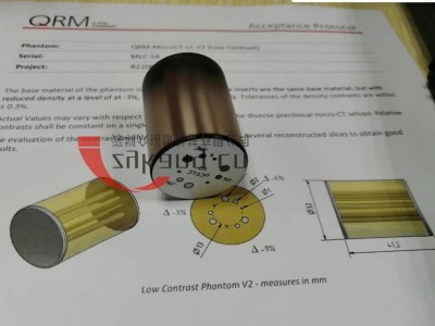Micro-CT对比量表模体图4